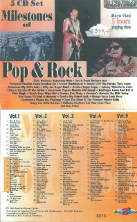 Milestones of Pop and Rock (5 CD Set)